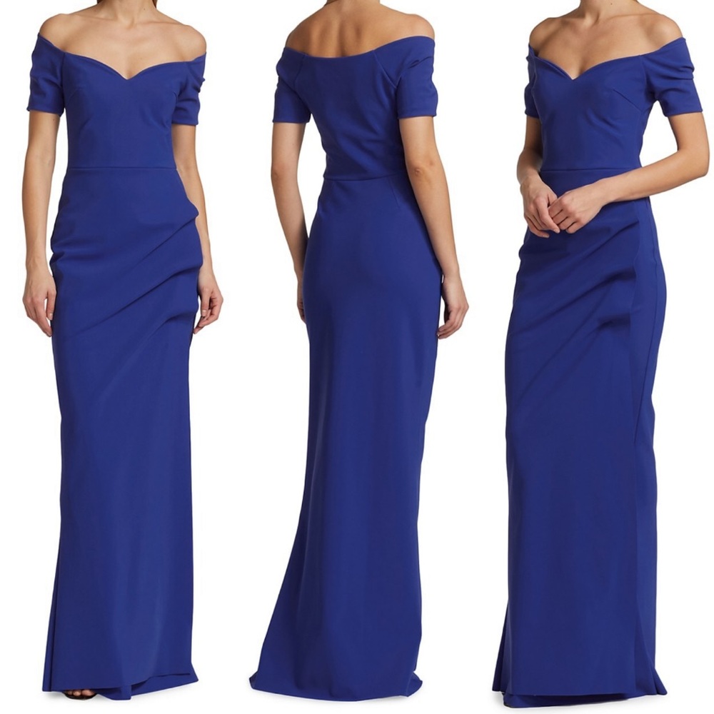 ✨ NWT Chiara Boni La Petite Robe Sultana Sweetheart Gown in Azulejo ✨